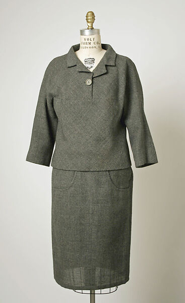 Dress, House of Balenciaga (French, founded 1937), silk, French 