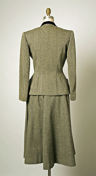 Suit, House of Balenciaga (French, founded 1937), wool, French