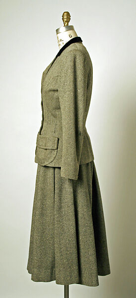 Suit, House of Balenciaga (French, founded 1937), wool, French