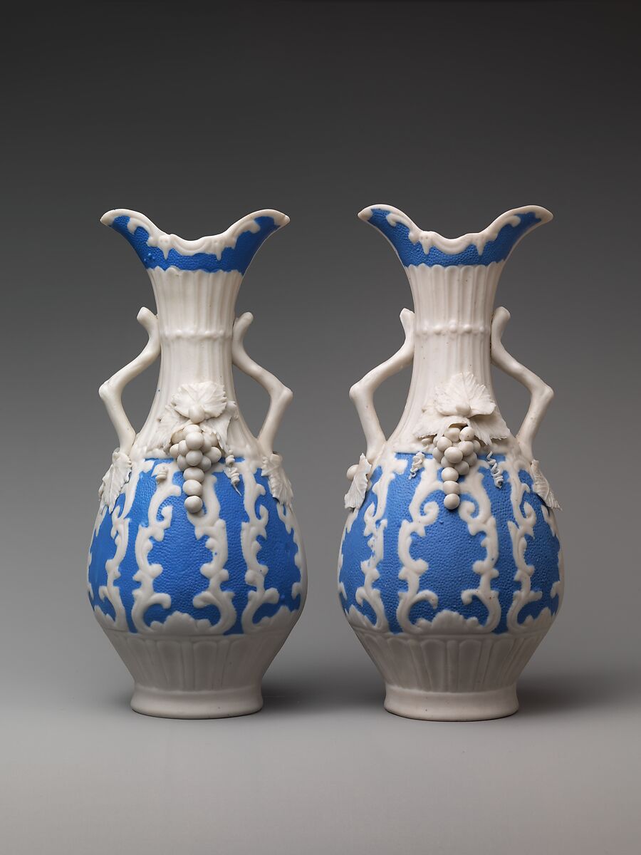 Vase, Parian porcelain, American