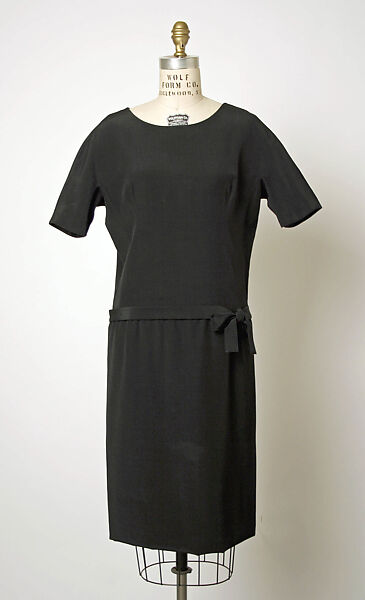 Ensemble, House of Balenciaga (French, founded 1937), silk, wool, French