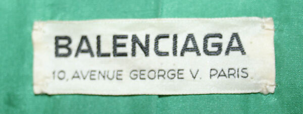 Suit, House of Balenciaga (French, founded 1937), wool, silk, French