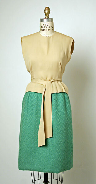 Suit, House of Balenciaga (French, founded 1937), wool, silk, French