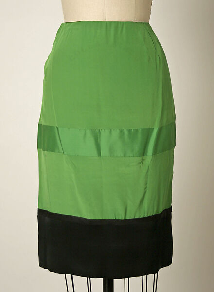 Cocktail dress, House of Balenciaga (French, founded 1937), silk, metallic thread, French