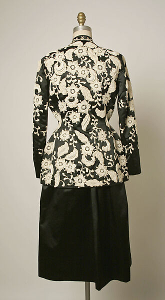 Evening suit, House of Balenciaga (French, founded 1937), silk, French