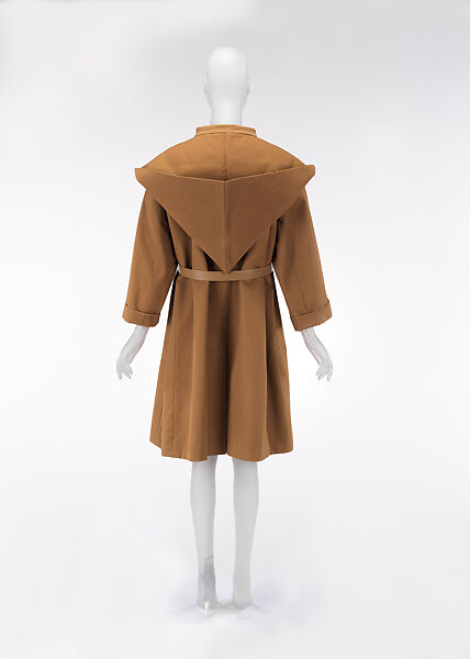 Raincoat, House of Balenciaga (French, founded 1937), cotton, French