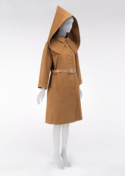 Raincoat, House of Balenciaga (French, founded 1937), cotton, French