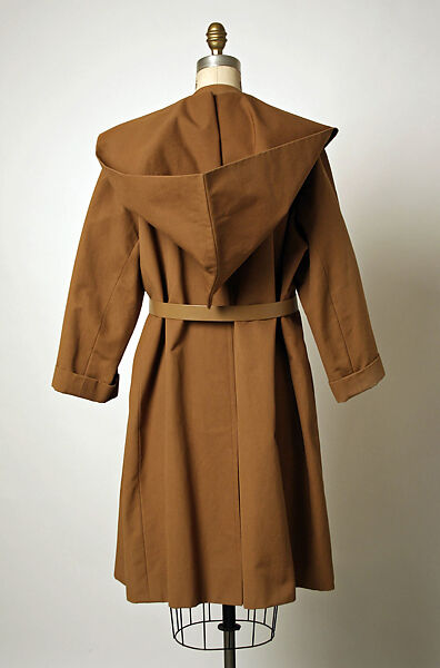 Raincoat, House of Balenciaga (French, founded 1937), cotton, French