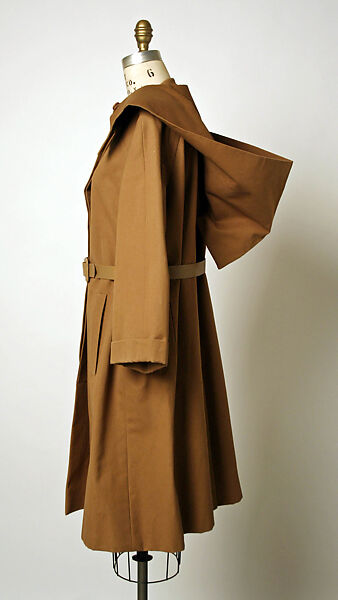 Raincoat, House of Balenciaga (French, founded 1937), cotton, French