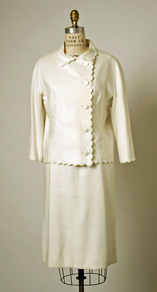 Suit, House of Balenciaga (French, founded 1937), linen, French 