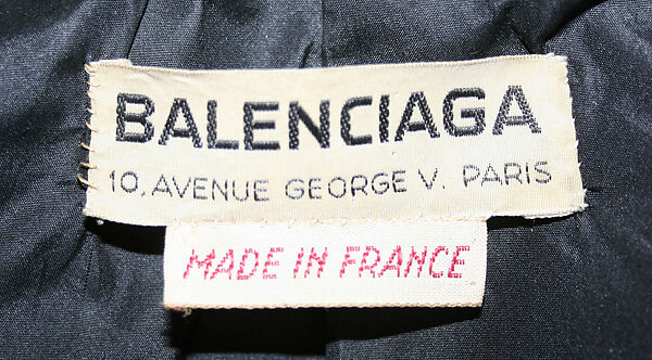 Ensemble, House of Balenciaga (French, founded 1937), wool, French