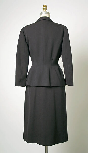 Suit, House of Balenciaga (French, founded 1937), wool, French