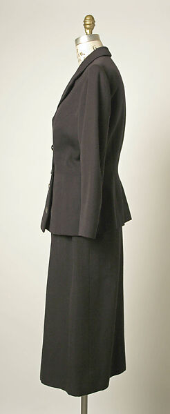 Suit, House of Balenciaga (French, founded 1937), wool, French
