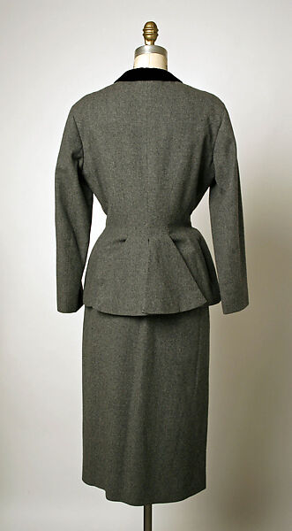 Suit, House of Balenciaga (French, founded 1937), wool, French
