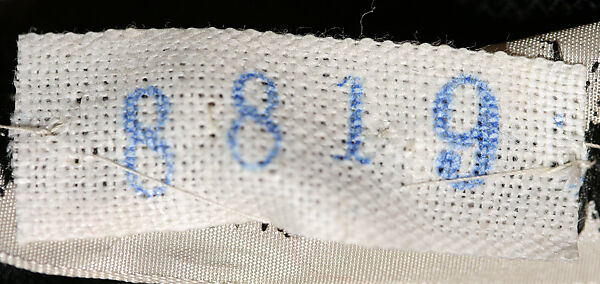 Evening ensemble, House of Balenciaga (French, founded 1937), (a) silk; (b) silk, glass, metal, French