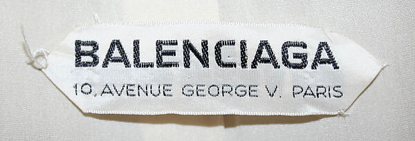 Ensemble, House of Balenciaga (French, founded 1937), wool, linen, silk, French
