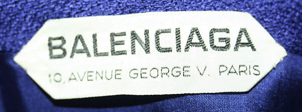 Afternoon dress, House of Balenciaga (French, founded 1937), silk, French