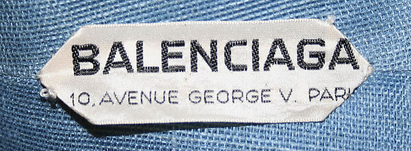 Evening ensemble, (a, b) House of Balenciaga (French, founded 1937), silk, French