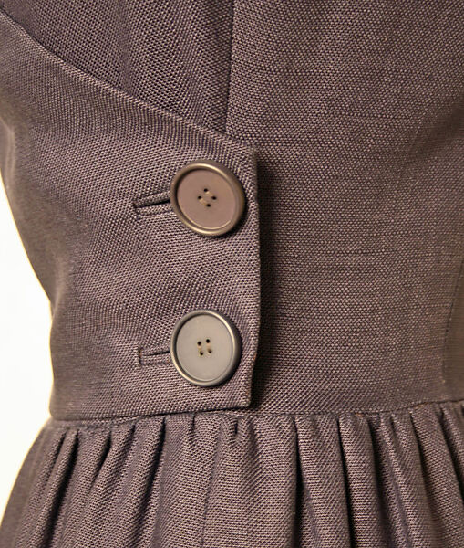 Ensemble, House of Balenciaga (French, founded 1937), linen, French