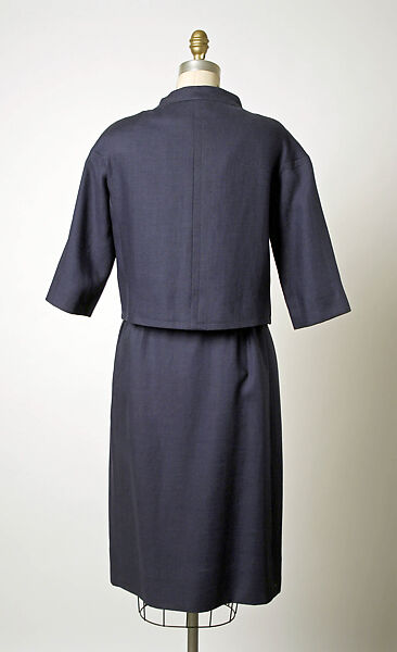 Ensemble, House of Balenciaga (French, founded 1937), linen, French