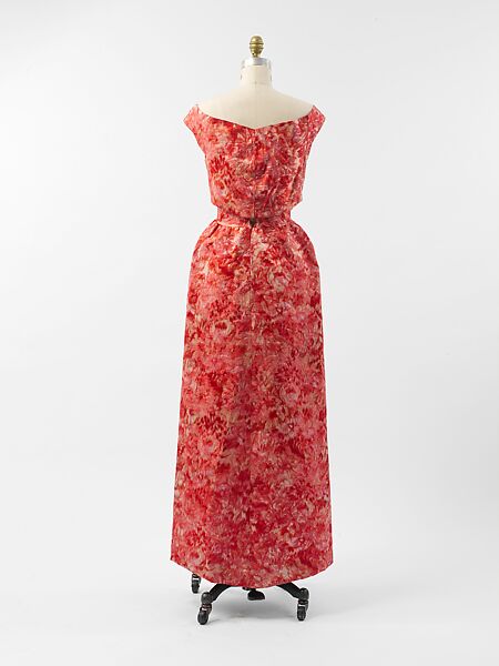 Evening dress, House of Balenciaga (French, founded 1937), silk, French