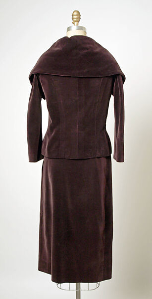 Ensemble, House of Balenciaga (French, founded 1937), silk, French