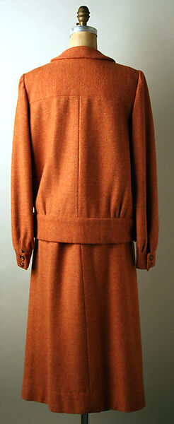 Dress, Traina-Norell (American, founded 1941), wool, American