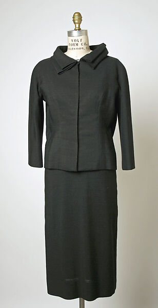 Suit, House of Balenciaga (French, founded 1937), wool, French 