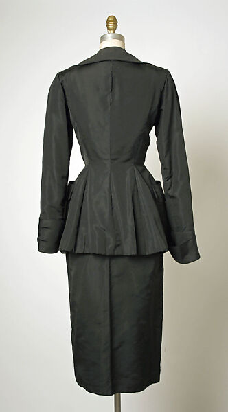 Cocktail ensemble, House of Balenciaga (French, founded 1937), silk, French