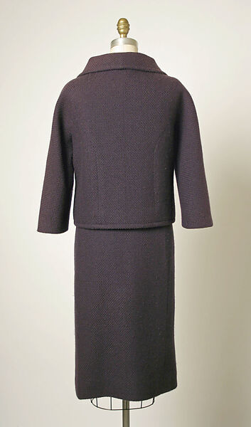 Suit, House of Balenciaga (French, founded 1937), wool, silk, French