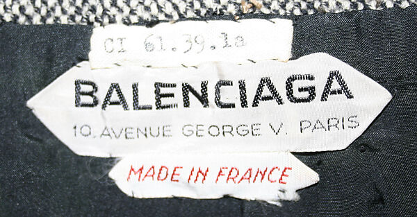 Suit, House of Balenciaga (French, founded 1937), wool, wood, French