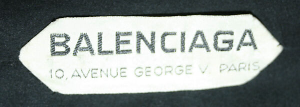 Cocktail dress, House of Balenciaga (French, founded 1937), silk, French