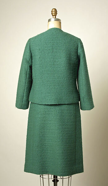 Suit, House of Balenciaga (French, founded 1937), wool, silk, beads, French