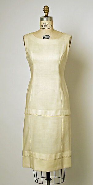Ensemble, House of Balenciaga (French, founded 1937), linen, French