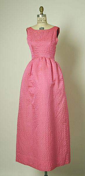 Evening ensemble, House of Balenciaga (French, founded 1937), silk, French