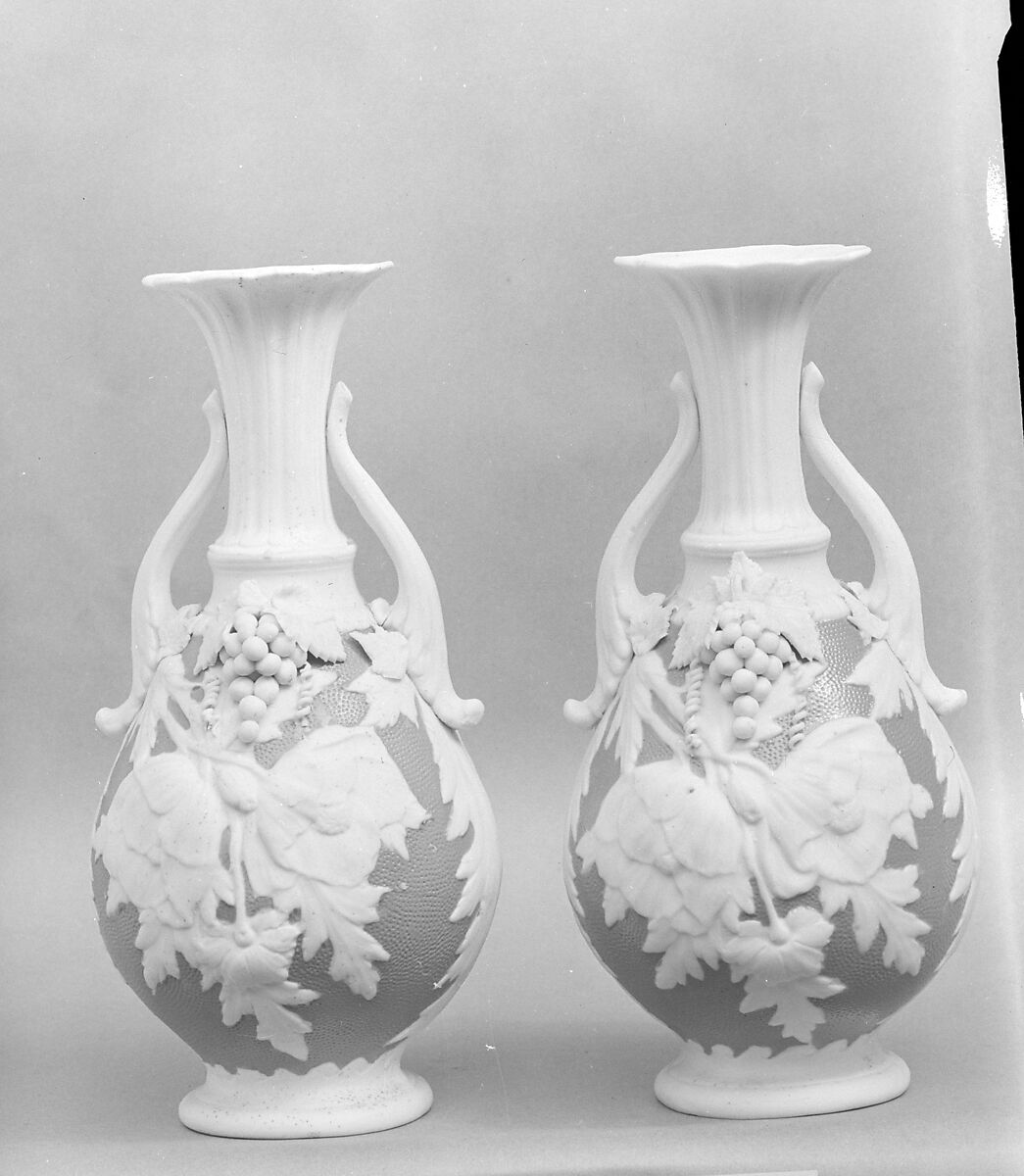 Vase, Parian porcelain, American 