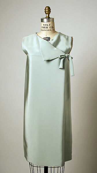 Cocktail dress, House of Balenciaga (French, founded 1937), silk, French 