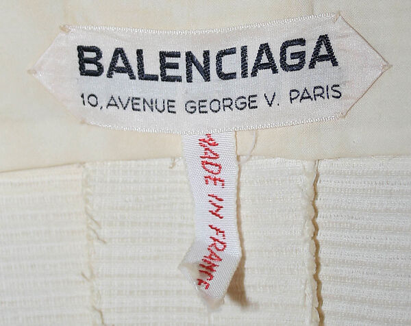 Evening dress, House of Balenciaga (French, founded 1937), cotton, French
