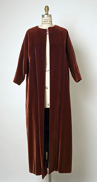 Evening coat, House of Balenciaga (French, founded 1937), cotton, French 