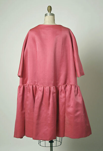 Evening coat, House of Balenciaga (French, founded 1937), silk, French