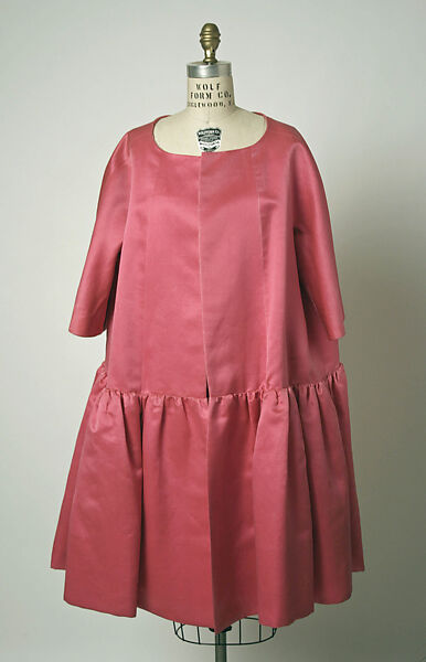 Evening coat, House of Balenciaga (French, founded 1937), silk, French 