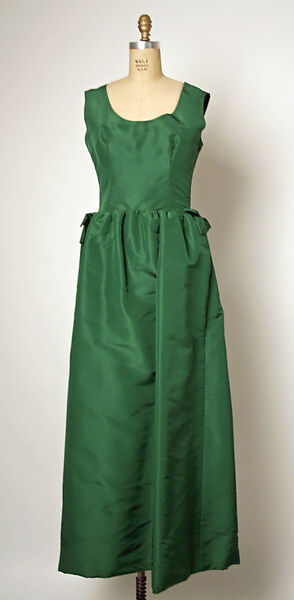 Evening dress, House of Balenciaga (French, founded 1937), silk, French 