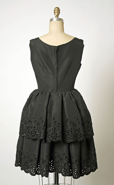 Cocktail dress, House of Balenciaga (French, founded 1937), silk, French