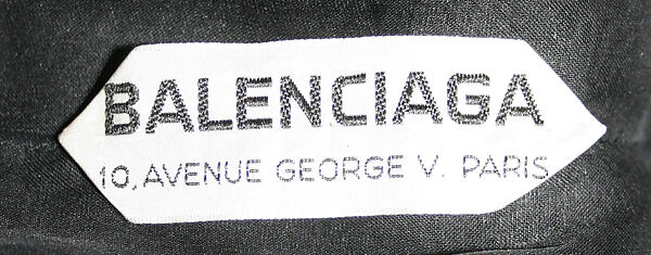 Cocktail dress, House of Balenciaga (French, founded 1937), silk, French