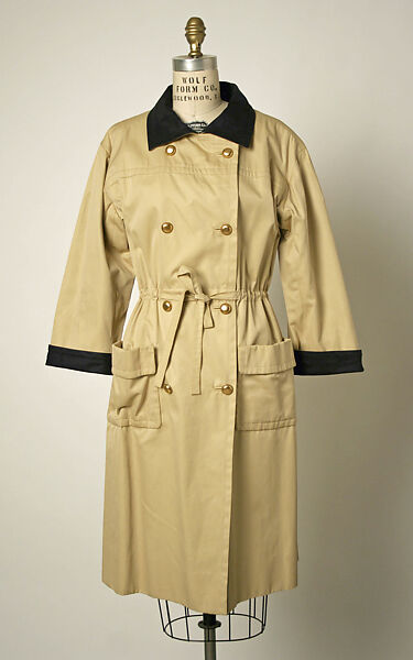 Raincoat, House of Balenciaga (French, founded 1937), [no medium available], French 