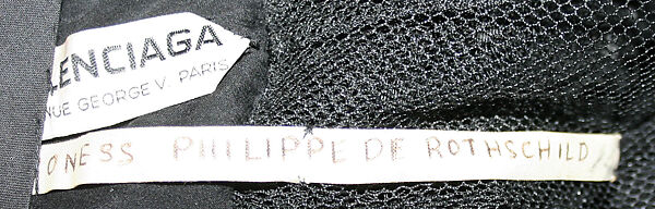 Evening skirt, House of Balenciaga (French, founded 1937), cotton, silk, French