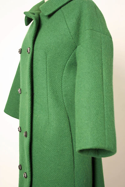 Coat, House of Balenciaga (French, founded 1937), wool, French