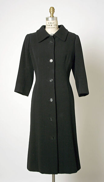 Coat, House of Balenciaga (French, founded 1937), wool, French 