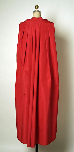 Evening coat, House of Balenciaga (French, founded 1937), silk, French
