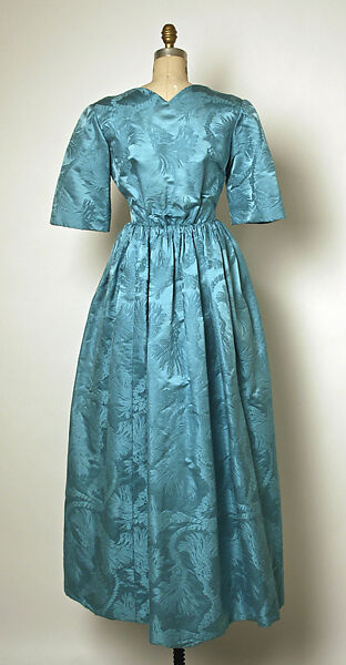 Housecoat, House of Balenciaga (French, founded 1937), silk, French